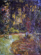 Water Lily Pond 2 By Claude Monet