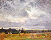 Haystacks By Robert William Vonnoh