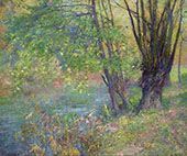 Lure of The River Bank By Robert William Vonnoh