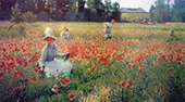 Poppies II By Robert William Vonnoh