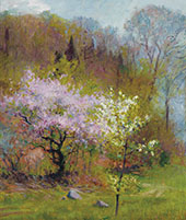 Spring Trees By Robert William Vonnoh
