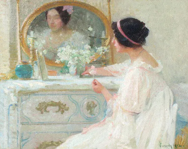 Sweet Peas 1912 By Robert William Vonnoh