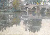 The Bridge at Grez c1907 By Robert William Vonnoh