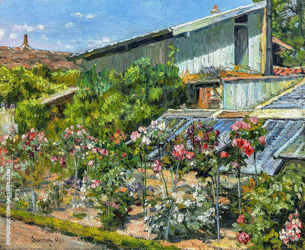 The Garden 1891 by Robert William Vonnoh | Oil Painting Reproduction