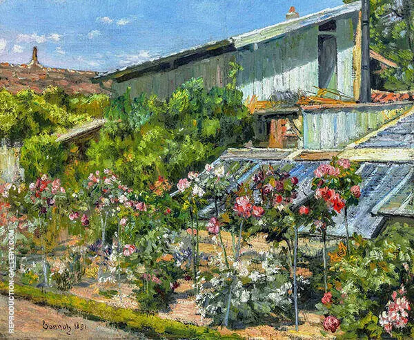 The Garden 1891 By Robert William Vonnoh