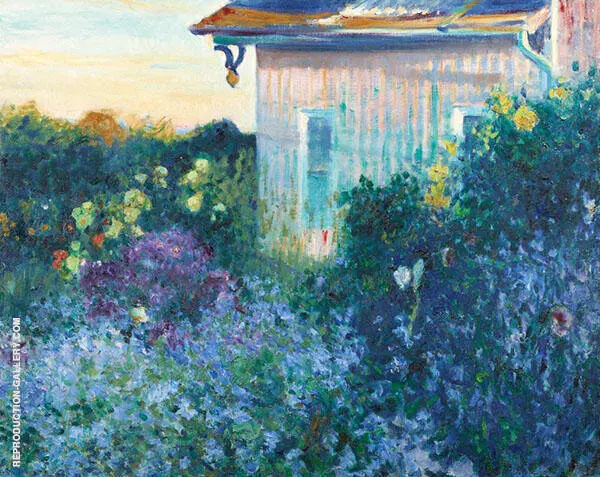 The Hydrangea House By Robert William Vonnoh