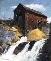 The Mill 1884 By Robert William Vonnoh