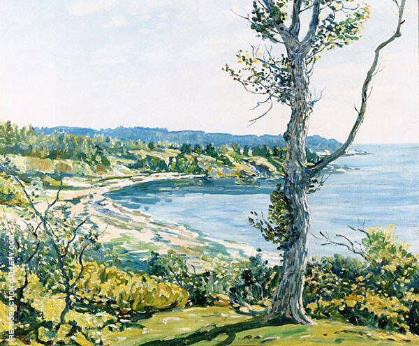 Coast of Maine by Walter Elmer Schofield | Oil Painting Reproduction
