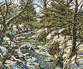 First Snow Fall By Walter Elmer Schofield