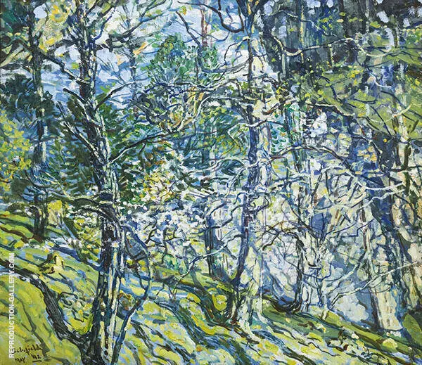 Green and Silver 1942 By Walter Elmer Schofield