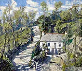 Hillside Farm Cornwall By Walter Elmer Schofield