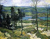 Sand Dunes near Lelant Cornwall England 1905 By Walter Elmer Schofield