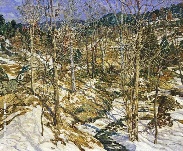 The Birches 1922 By Walter Elmer Schofield