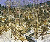 The Birches 1922 By Walter Elmer Schofield