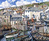 The Harbor Sunday By Walter Elmer Schofield