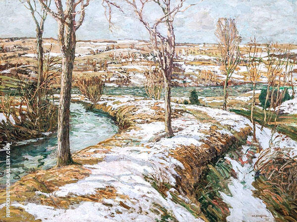 Winter Landscape 1909 | Oil Painting Reproduction