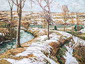 Winter Landscape 1909 By Walter Elmer Schofield
