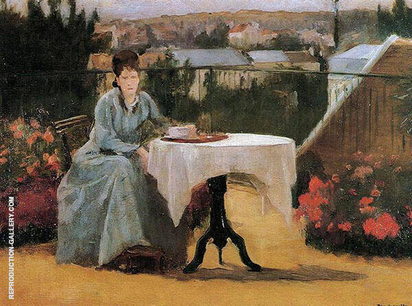 Afternoon Tea Aka on The Terrace | Oil Painting Reproduction