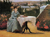 Afternoon Tea Aka on The Terrace By Eva Gonzales