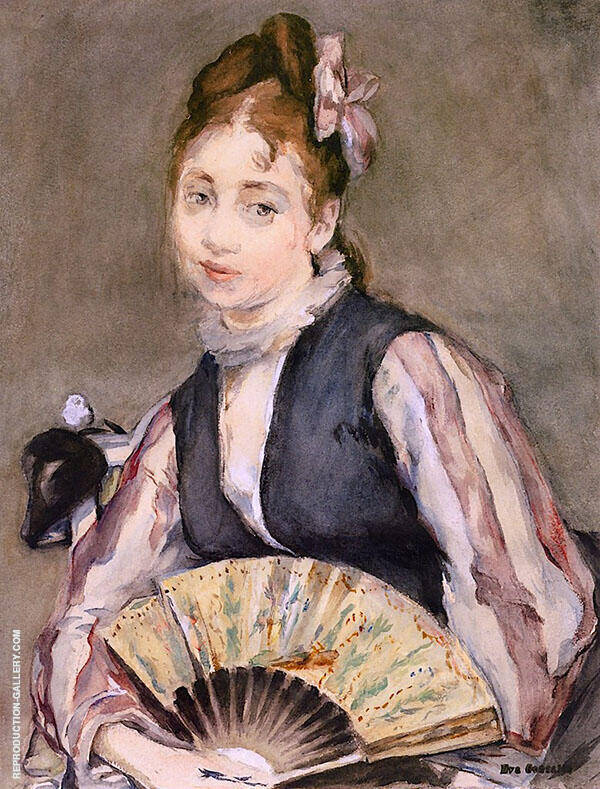 Portrait de Jeanne Gonzales c1872 | Oil Painting Reproduction