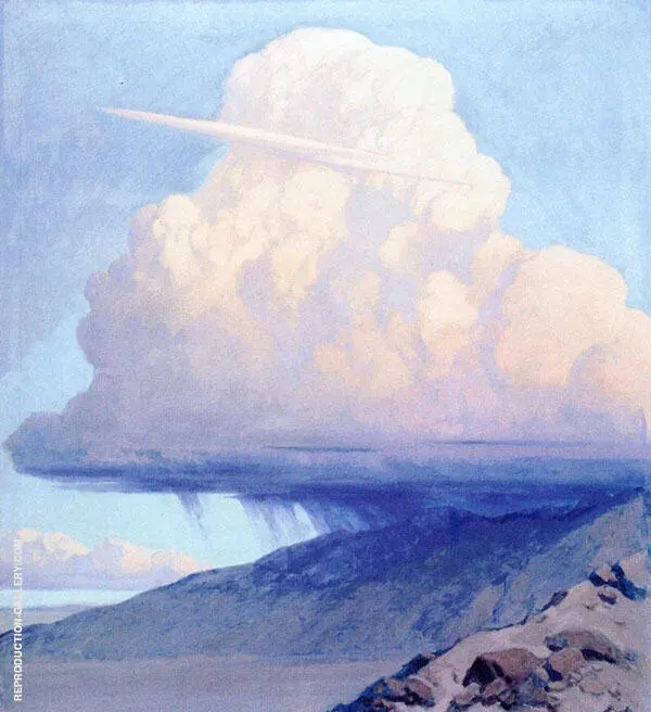A Cloudburst By Fernand Lungren