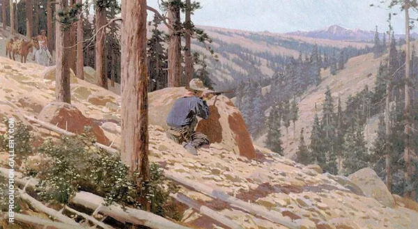 Bear Hunter By Fernand Lungren