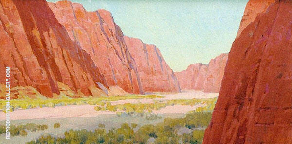 Canyon de Chilly by Fernand Lungren | Oil Painting Reproduction
