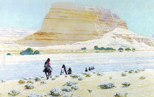 Desert Trail Nevada By Fernand Lungren