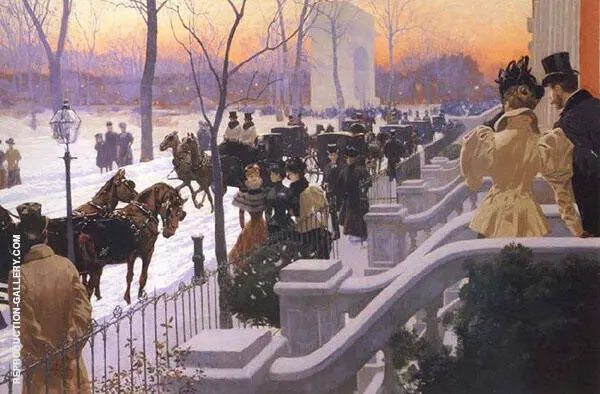 Washington Square New York 1897 By Fernand Lungren