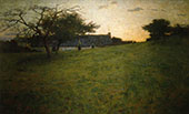 At Evening 1888 By Arthur Wesley Dow