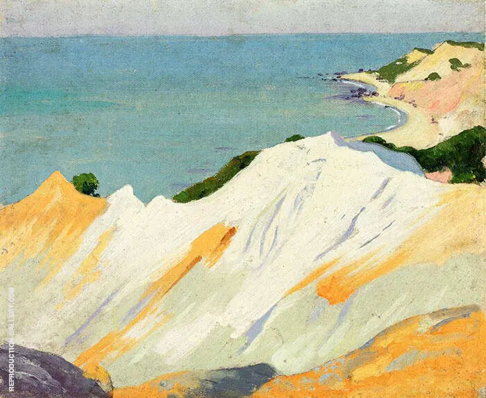 Chalk Hills Gay Head 1915 By Arthur Wesley Dow