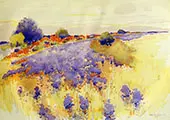 Flowering Field 1895 By Arthur Wesley Dow