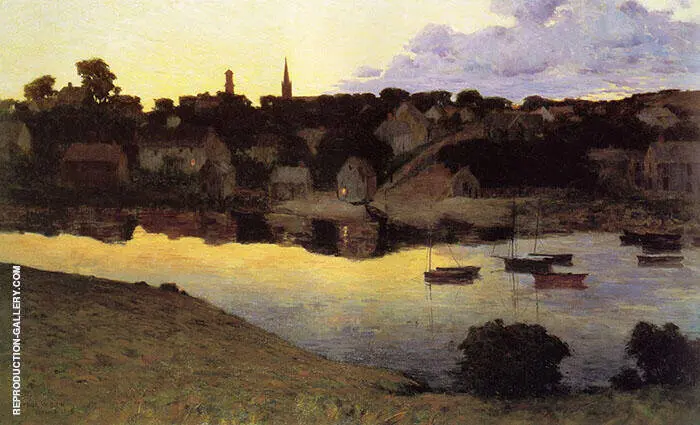 Ipswich at Dusk 1890 By Arthur Wesley Dow