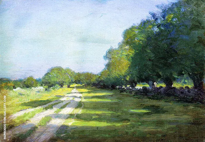 Sun Dappled Path 1895 By Arthur Wesley Dow