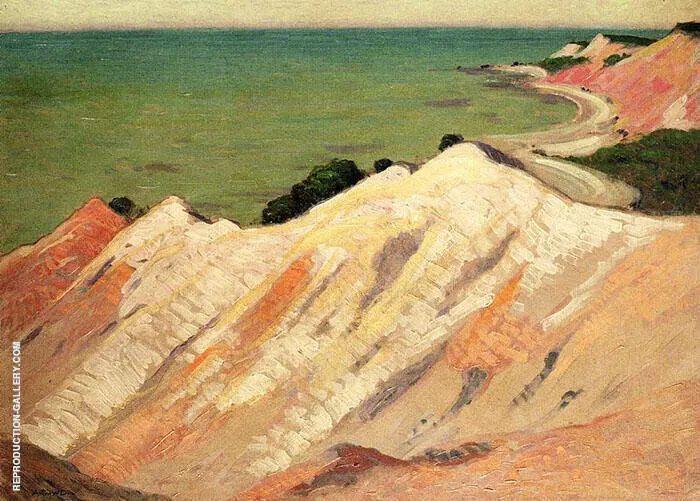 The Clay Cliff Gay Head Massachusetts By Arthur Wesley Dow