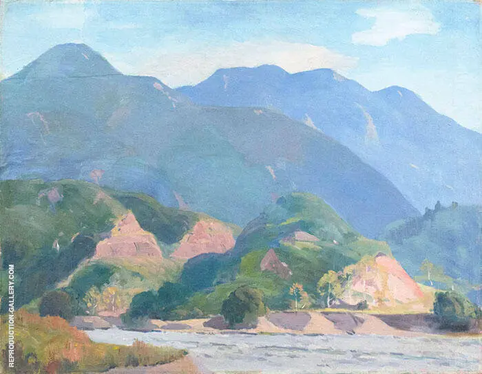 Western Landscape By Arthur Wesley Dow