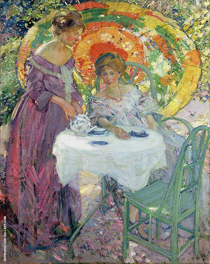 Afternoon Tea By Richard Emil Miller