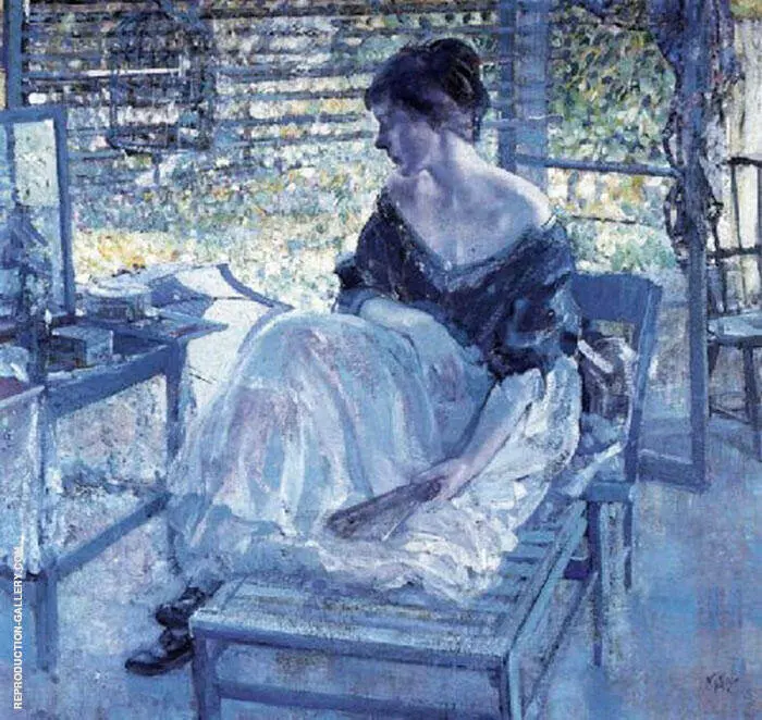 At The Vanity By Richard Emil Miller