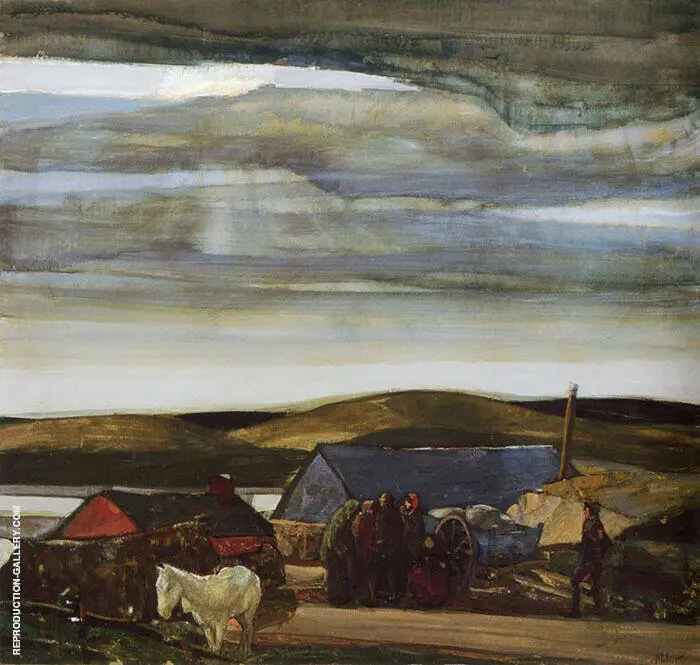 Cloudy Skies By Richard Emil Miller