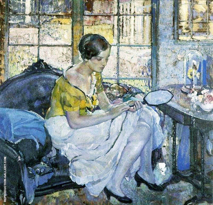 Interior by Richard Emil Miller | Oil Painting Reproduction