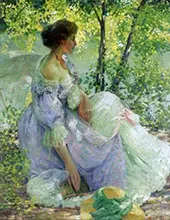 In The Garden By Richard Emil Miller