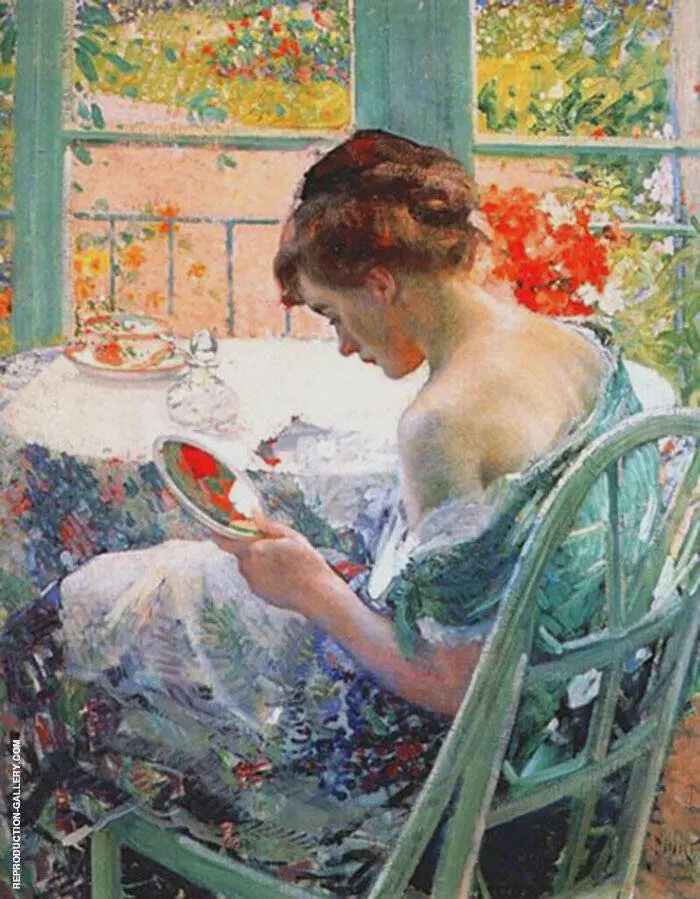 Toilette Morning Sunshine By Richard Emil Miller