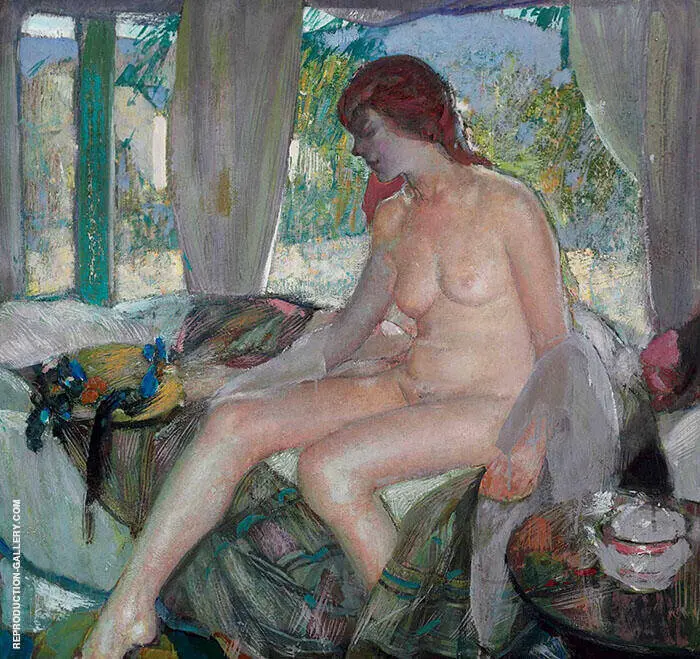 Nude in Interior By Richard Emil Miller