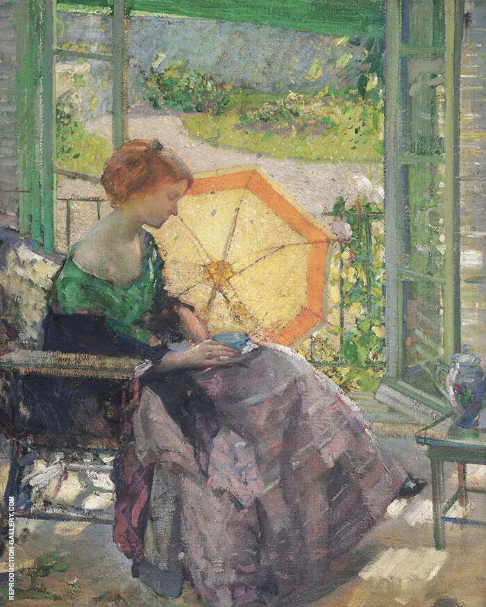 Tea Time c1914 By Richard Emil Miller
