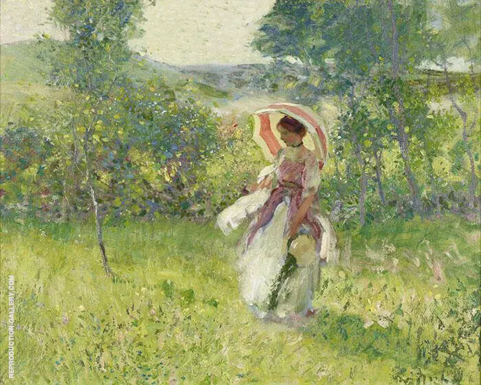 The Parasol c1912 By Richard Emil Miller