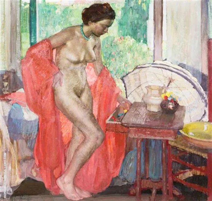 The Red Scarf By Richard Emil Miller