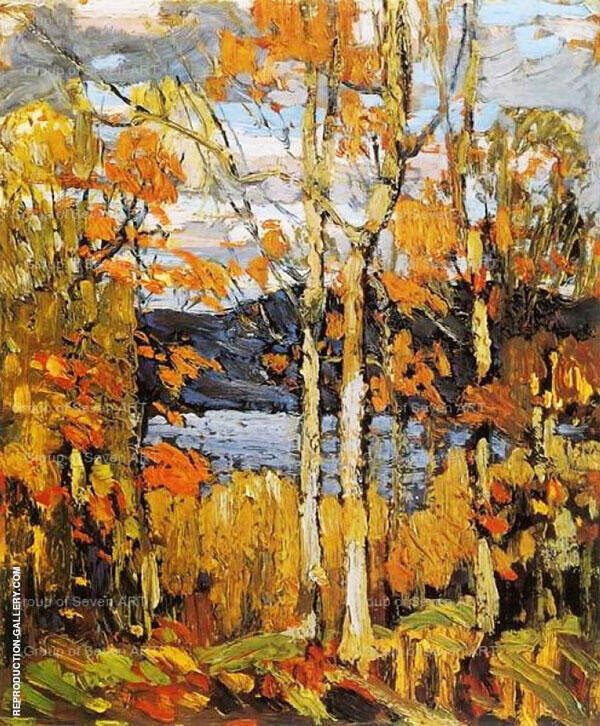 Algonquin October by Tom Thomson | Oil Painting Reproduction