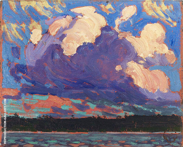 Evening Clouds 1915 by Tom Thomson | Oil Painting Reproduction