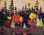 Black Spruce and Maple By Tom Thomson