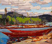 Boats 1918 By Tom Thomson